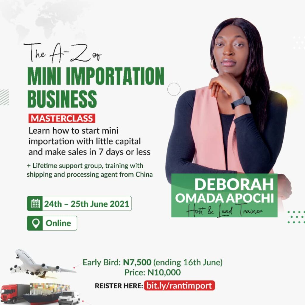 mini importation business plan pdf